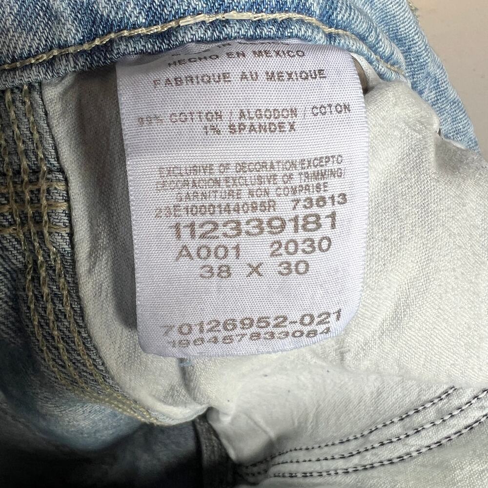 VTG Lee Men's Carpenter Denim Jeans Pants 38x30 - Picture 8 of 9
